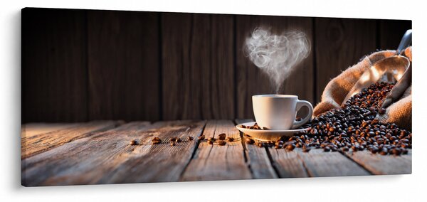 Tablou - Timp pentru cafea (120x50 cm)