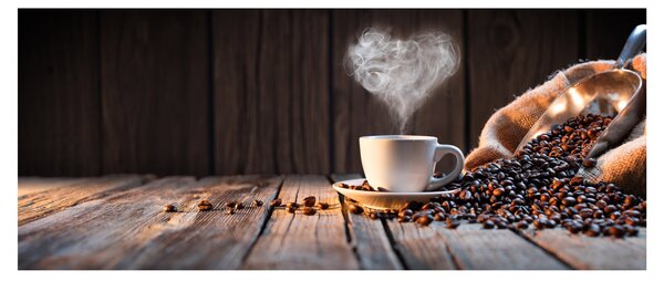 Tablou - Timp pentru cafea (120x50 cm)