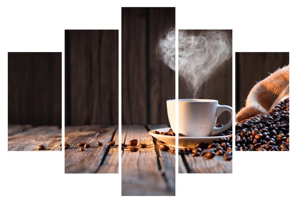 Tablou - Timp pentru cafea (150x105 cm)