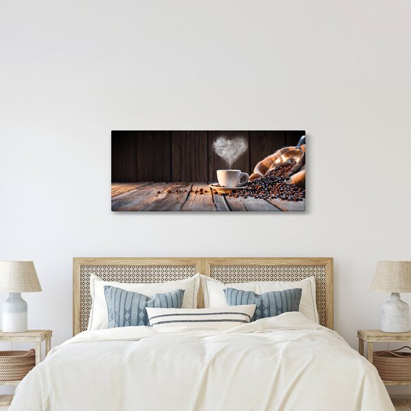 Tablou - Timp pentru cafea (120x50 cm)