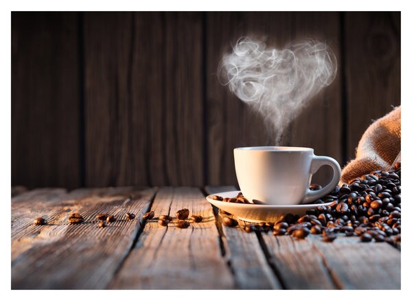 Tablou - Timp pentru cafea (70x50 cm)