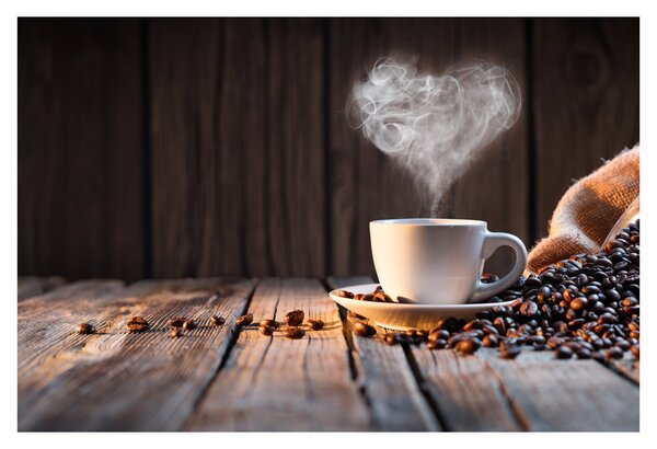 Tablou - Timp pentru cafea (90x60 cm)