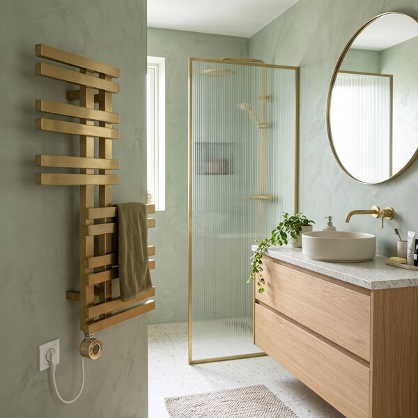 Calorifer Electric REA Rido 90x50 Brush Gold