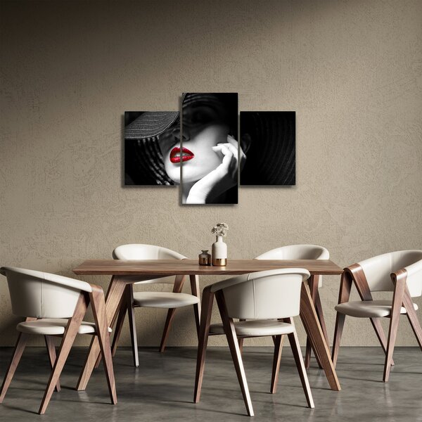 Tablou - Femeie cu pălărie (90x60 cm)