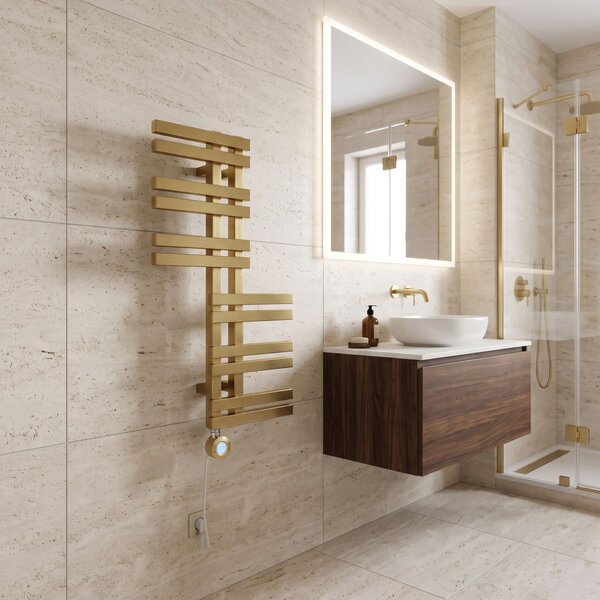 Calorifer Electric REA Rido 90x50 Brush Gold