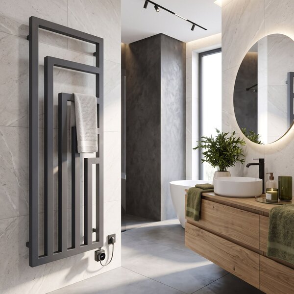 Radiator electric Rea Modus 140x50cm Gri