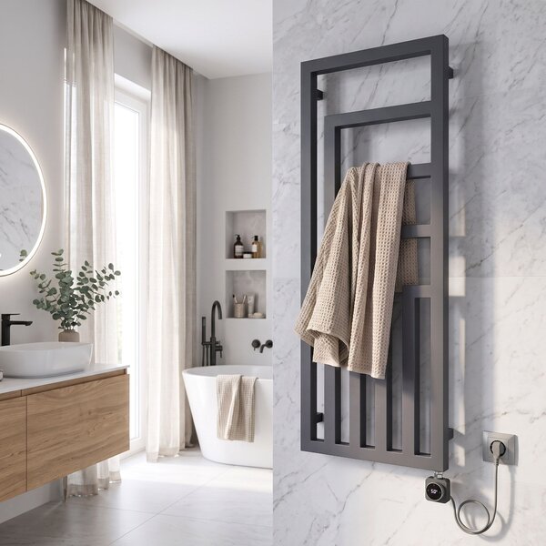 Radiator electric Rea Modus 140x50cm Gri