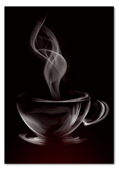 Tablou pe pe sticlă cafea aromatică