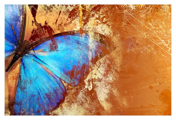 Tablou - Fluture albastru (90x60 cm)
