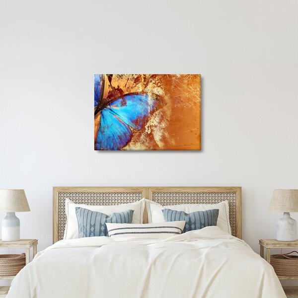 Tablou - Fluture albastru (70x50 cm)