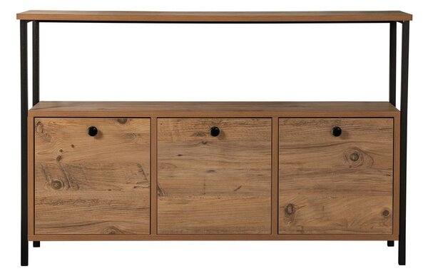 Masuta consola OLYVEN, pin Atlantic/negru