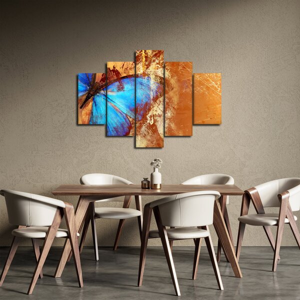 Tablou - Fluture albastru (150x105 cm)