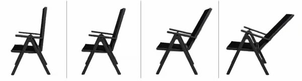 Deuba Set de grădină din aluminiu Bern 1+8 - antracit/sticlă