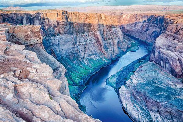 Fototapetă vlies horseshoe bend 375 x 250 cm