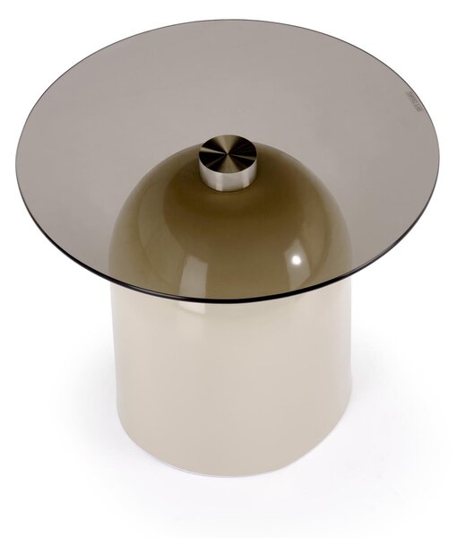 Măsuță de cafea Smark S (sticlă fumurie + cașmir). 1156240