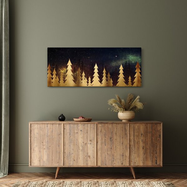Tablou - Noapte de aur (120x50 cm)