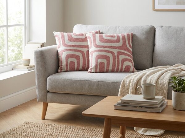 Perna decorativa DULCE 45x45 cm, roz