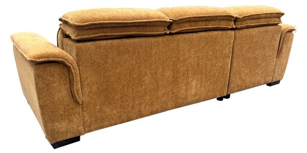 Coltar extensibil dreapta, Lemance, Camel, 255x168x82 cm