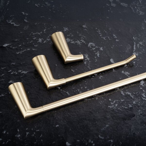Suport hârtie igienică 16205 VIBE Brush Gold
