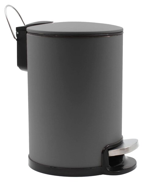 Coș de gunoi de baie cu închidere moale, 3 l, METALINE