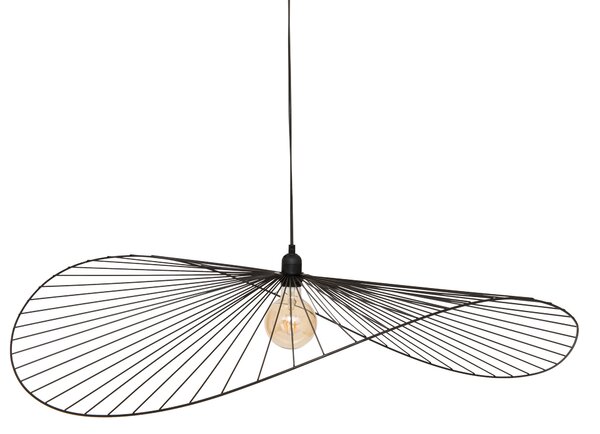 Lampa suspendată ADELIA, Ø 98 cm neagră