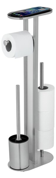 Suport WC 4in1 WENKO OREA, cu raft pentru telefon