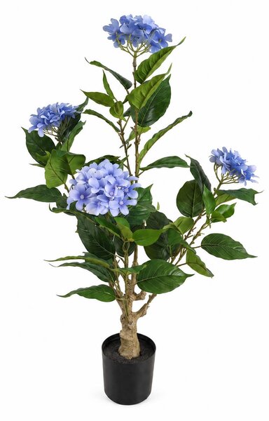 Hortensie artificială într-un ghiveci, înălțime 80 cm