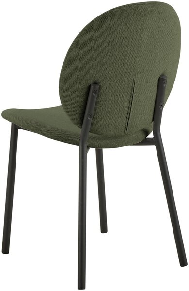 Scaun dining Cliff, Verde, 87x50x57.5 cm