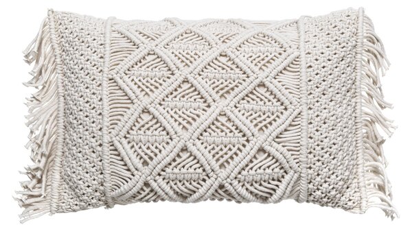 Perna decorativa cu franjuri MACRAME, 30 x 50 cm