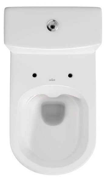 Cersanit CITY - WC combi + scaun antibacterian cu funcție de închidere lentă, deșeuri orizontale, alimentare cu apă de jos, K35-038