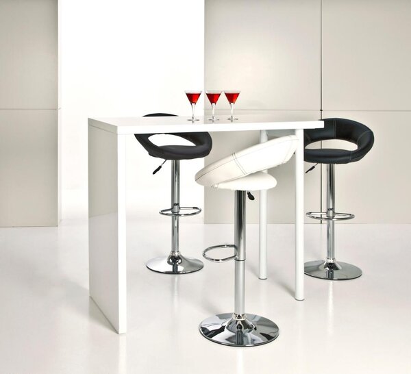 Scaun de bar Plump, Negru, 100x56x50 cm