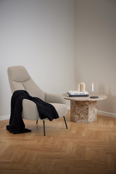 Masuta de cafea Naxos, Maro mat, 42x80x80 cm