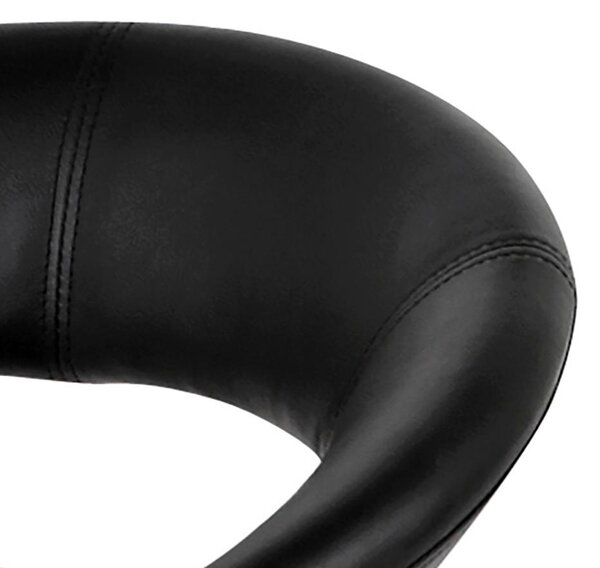 Scaun de bar Plump, Negru, 100x56x50 cm