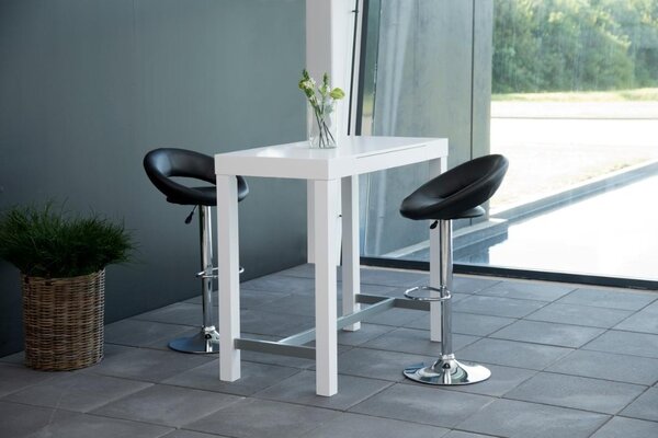 Scaun de bar Plump, Negru, 100x56x50 cm