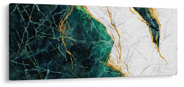 Tablou - Marmură turcoaz (120x50 cm)