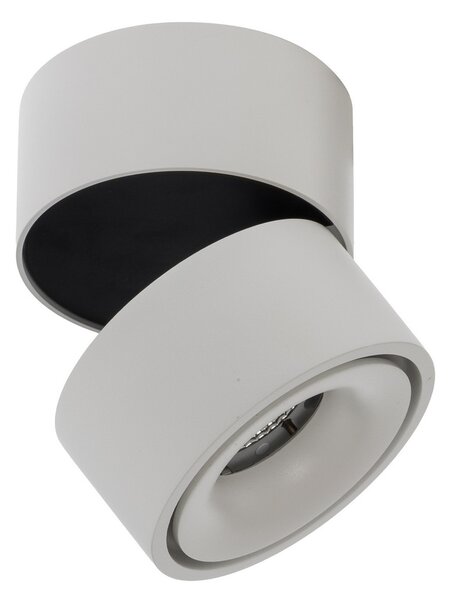 BRUMBERG Spot de plafon cu LED Circle Maxi, Ø 10 cm, alb, Alb, Camera de zi / sufragerie, Aluminiu