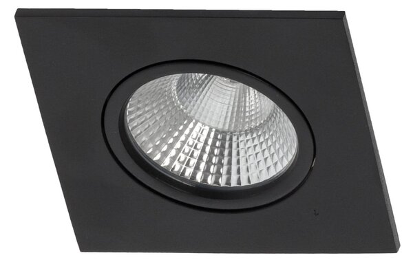BRUMBERG BB25 spot încastrat IP65 RC cutie de conexiuni negru mat, reglabil, Negru, Baie, Aluminiu, Plafon încastrat
