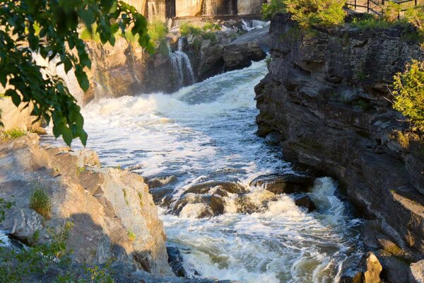 Fototapetă vlies rocky rapids, canada 375 x 250 cm