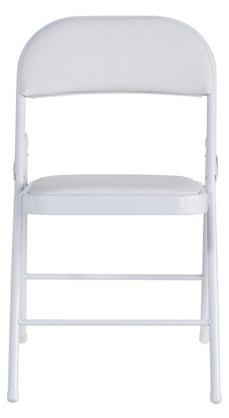 Scaun pliabil Niro, alb, 46x46x79 cm