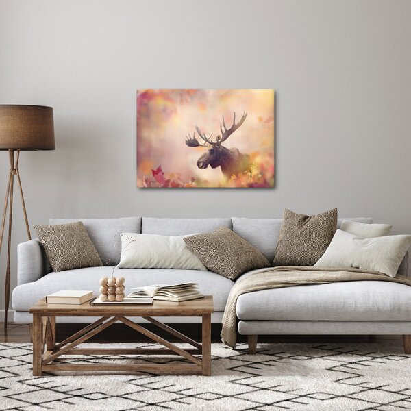 Tablou - Pădure în frunze de toamnă (70x50 cm)