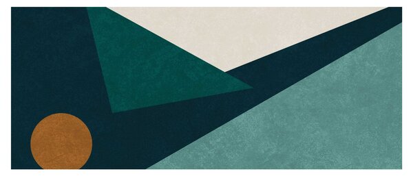 Tablou - Abstract cubic (120x50 cm)