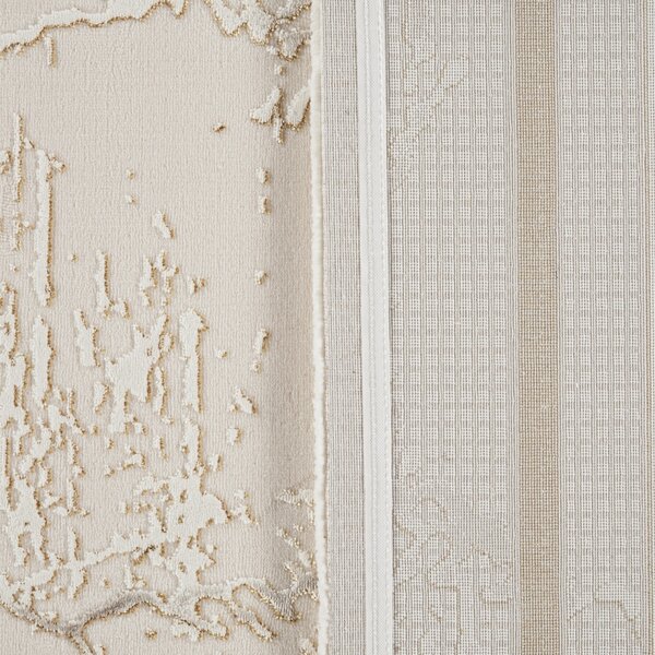 Covor Modern Living , Dormitor Dreptunghiular Asia F148B Crem Gold (Alege dimensiunea: 100 x 200)