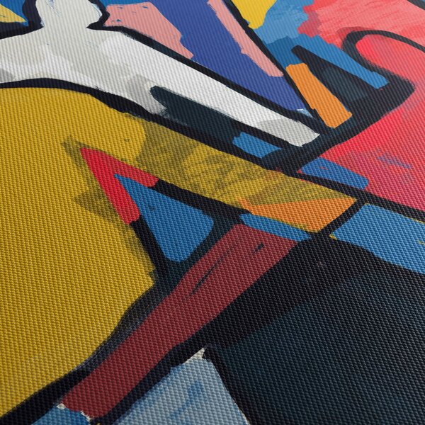 Tablou - Abstract bărbați (90x60 cm)