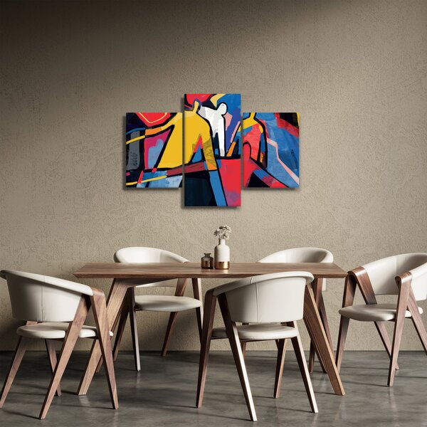 Tablou - Abstract bărbați (90x60 cm)