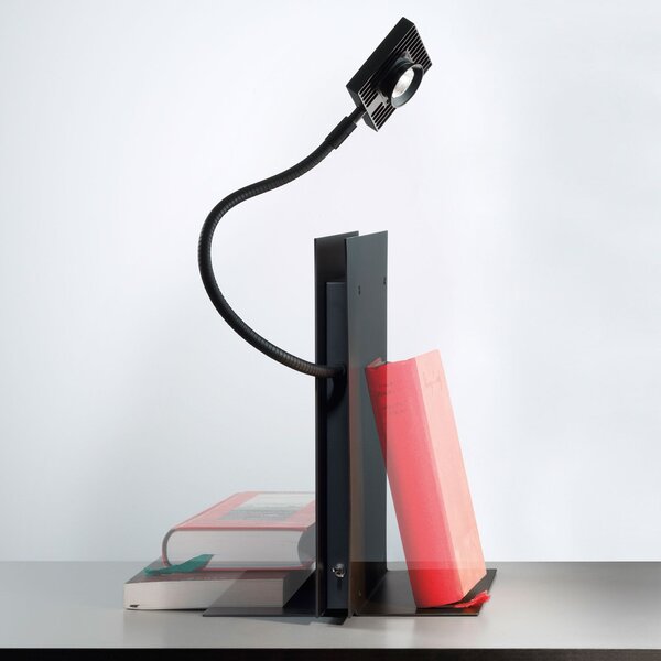 Lampă de masă Ingo Maurer, LED´s Oskar, Negru, dormitor, Metal, Design