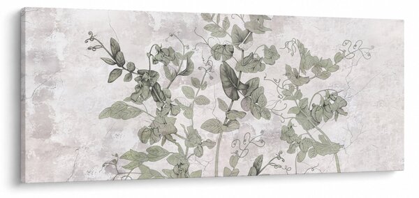 Tablou - Plante in ipsos (120x50 cm)