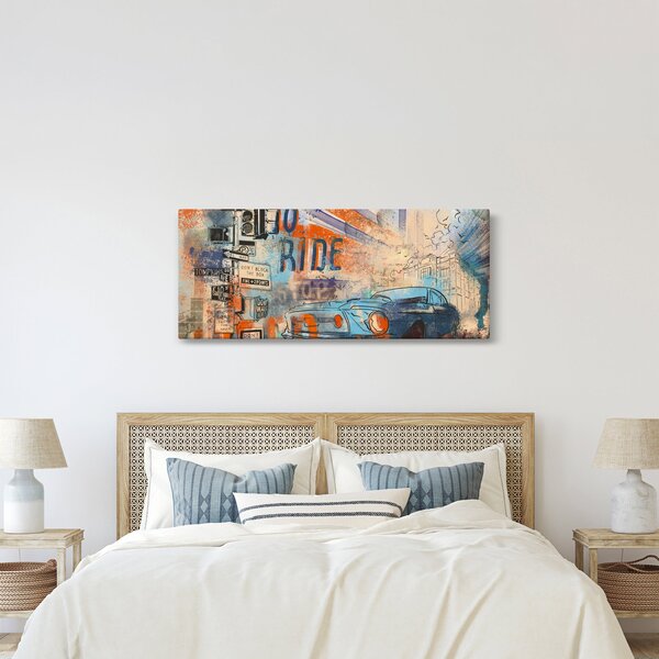 Tablou - Născut să călătorească (120x50 cm)