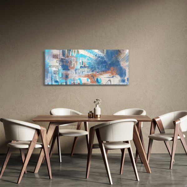 Tablou - Născut să călătorească (120x50 cm)