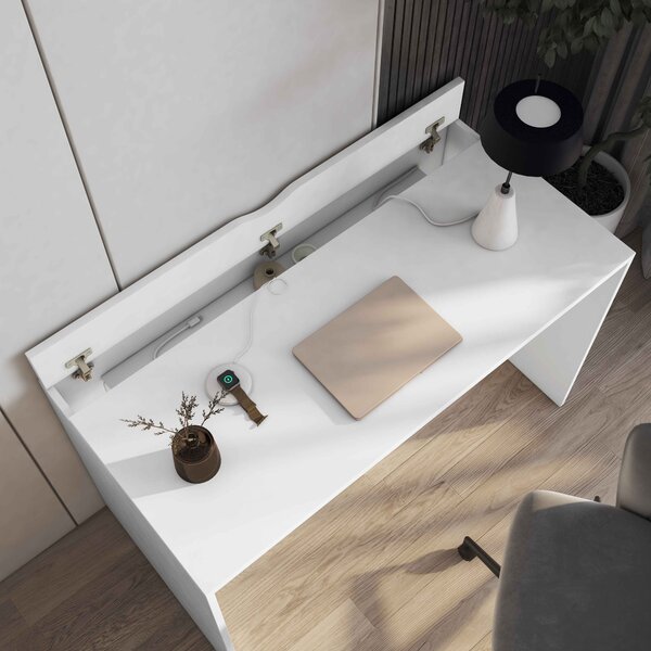 Birou NEVY 120x60 cm, alb
