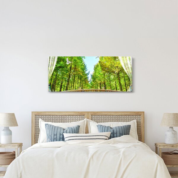 Tablou - Privire spre pădure (120x50 cm)